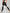 ZASUWA Female Mesh Contrast Color Stripes Leggings