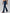 ZASUWA Female V-shape Waist Pocket Solid Color Split High-waisted Flare Pants