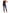 ZASUWA Female Faux Leather U Collar Jumpsuits