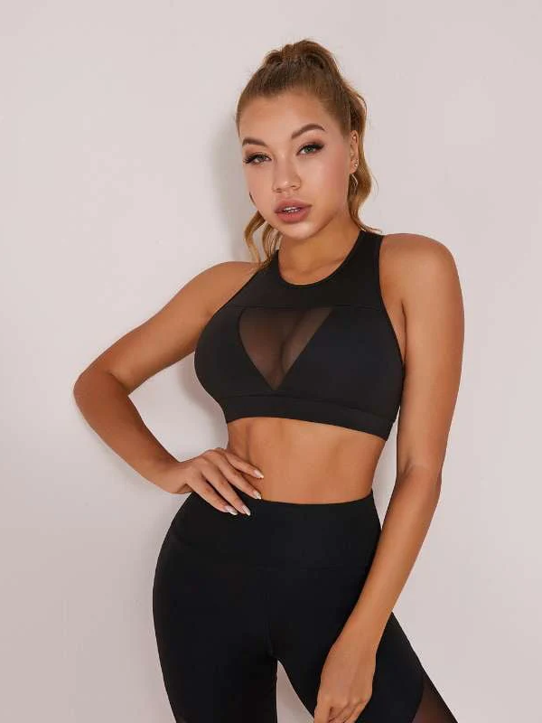 ?ZASUWA Female Sexy Patchwork Sports Bras