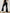 ZASUWA Female Cross Back Flare High-waisted Leggings