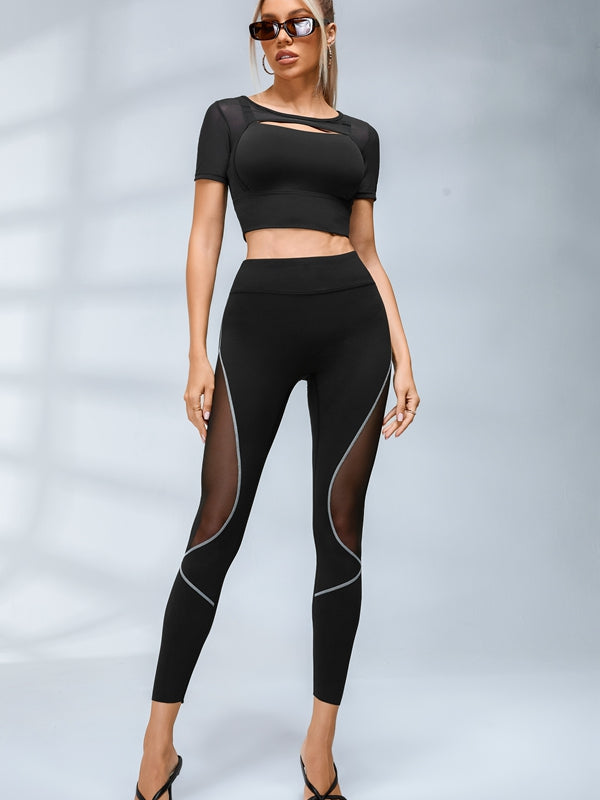 ZASUWA Female Super Sexy Mesh Hip-lift Leggings