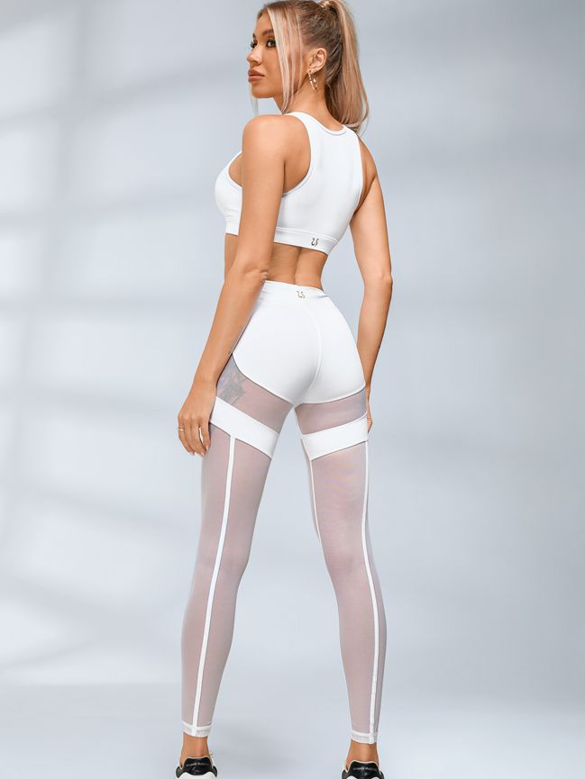 ZASUWA Female Super Sexy Unique Mesh Hip-lift Leggings
