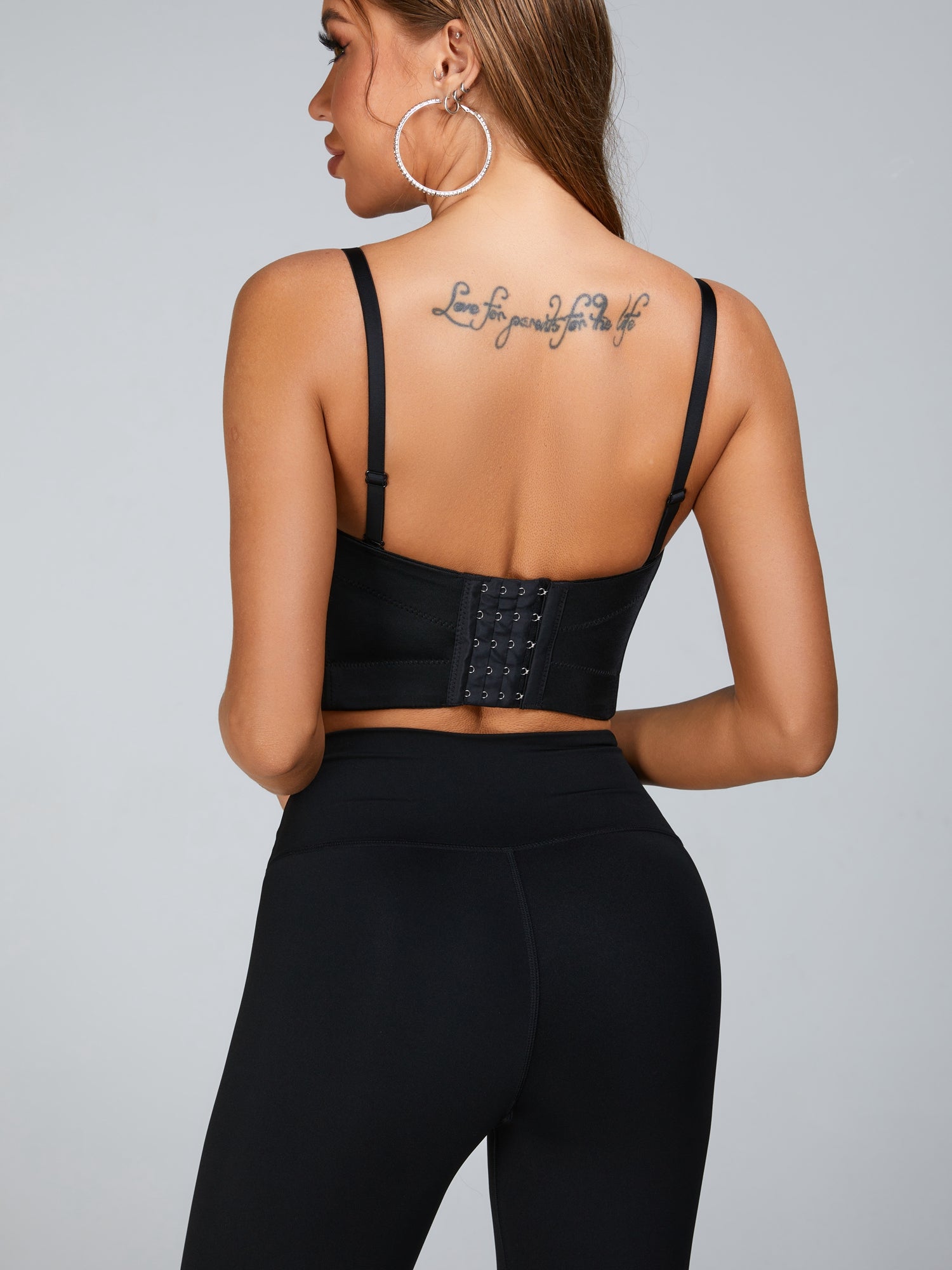 ?ZASUWA Female “Stitching Sexy” Cutout Mesh Beading Tassel Corset Tracksuit