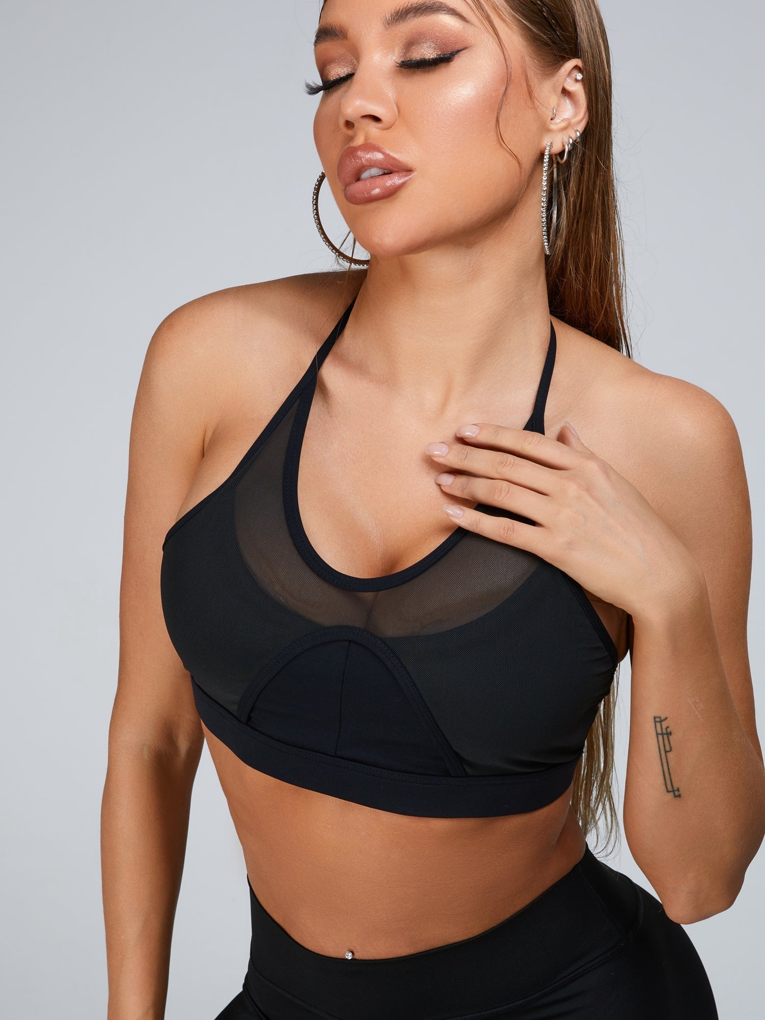 ?ZASUWA Female Sexy Mesh Sports Bras