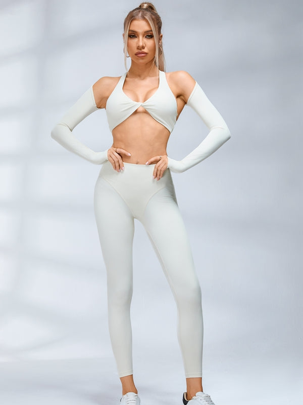 ZASUWA Female Super Push-Up Twist Thumbhole Tracksuit