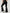 ZASUWA Female Flare Hip-lift High-waisted Split Pants