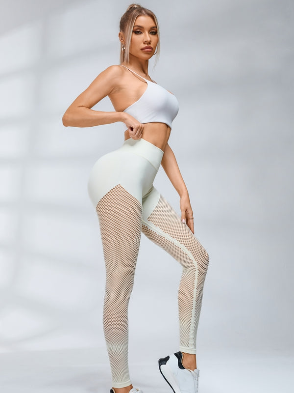 ZASUWA Female Sexy Fishnet Scrunch Bum Leggings