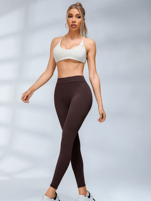 ZASUWA Female Scrunch Bum Deep V Back Cross Back Tracksuit