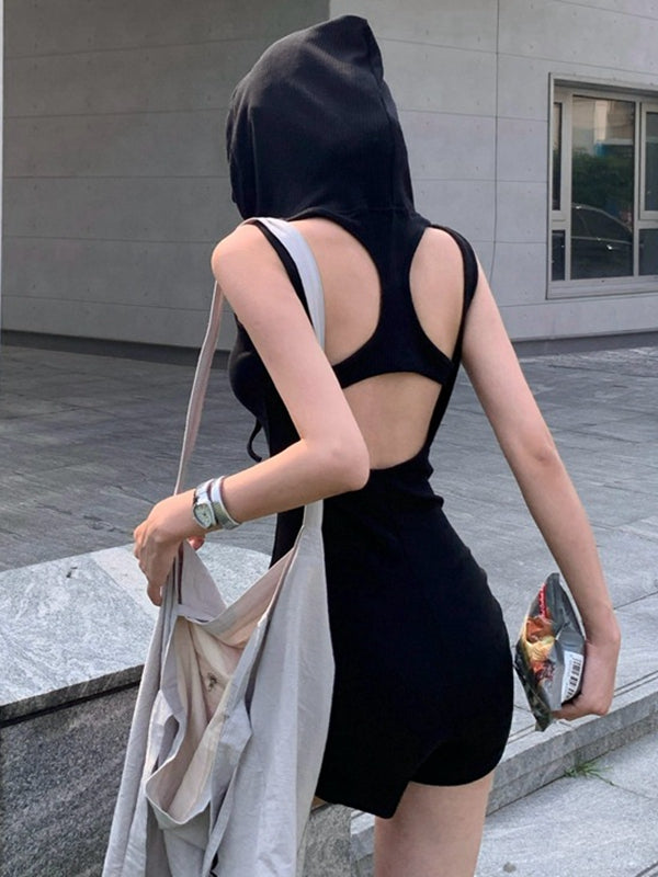 رومبير ZASUWA نسائي مجوف برباط وغطاء للرأس 