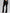 ZASUWA Female V-shape Waist Pocket Solid Color Split High-waisted Flare Pants