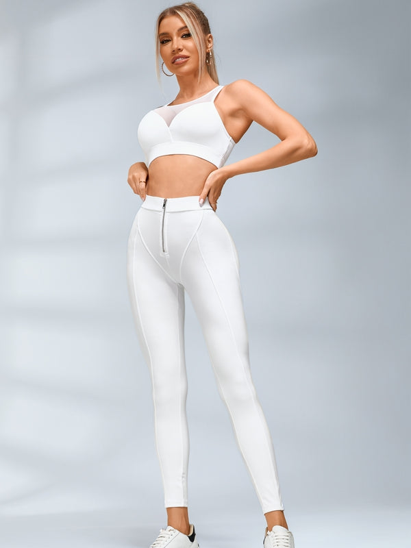 ZASUWA Female Super Sexy Unique Mesh Sports Bras