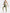 ZASUWA Female Denim Hollow Out V-shaped Waist Elastic Tight Quick-dry Tracksuit