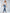 ZASUWA Female Deep V Back Denim Scrunch Bum Zipper High-support Tracksuit