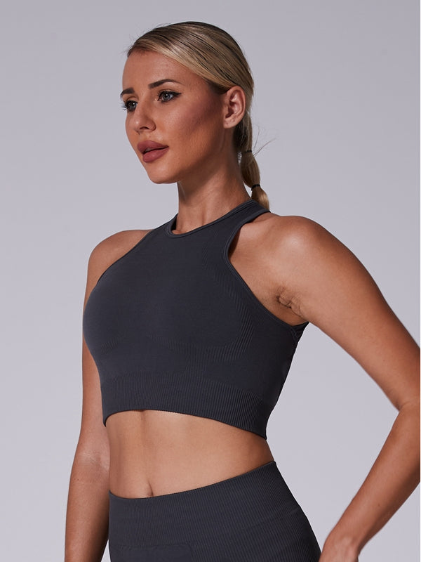 ZASUWA Female Cross Back Backless Sports Bras