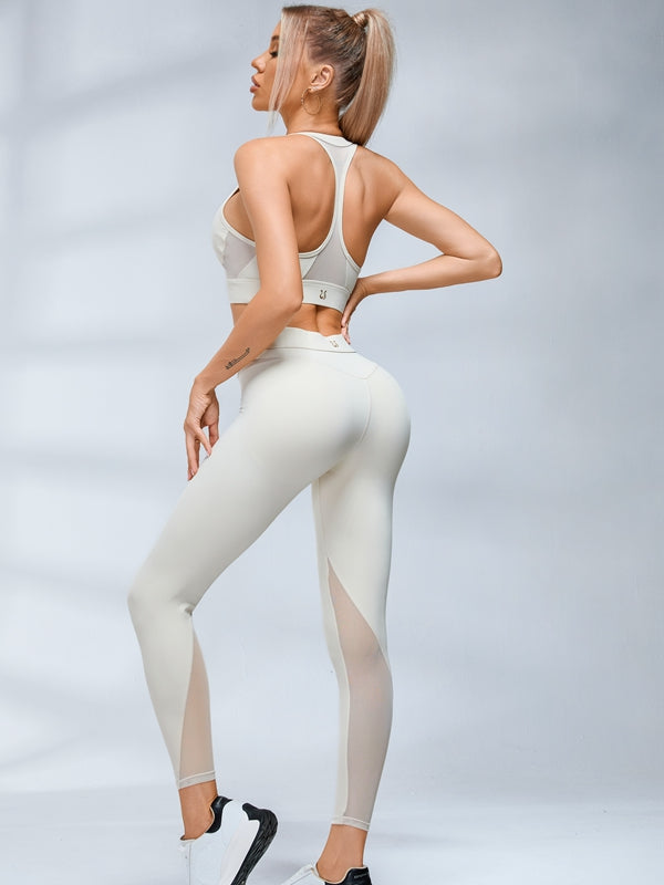 ZASUWA Female Sexy Sheer Mesh Push Up Hip-lift Leggings