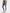 ZASUWA Female Contrast Color Stripes Zipper High-rise Leggings