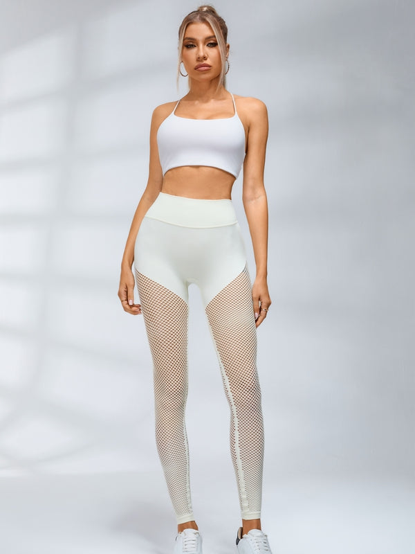 ZASUWA Female Sexy Fishnet Scrunch Bum Leggings
