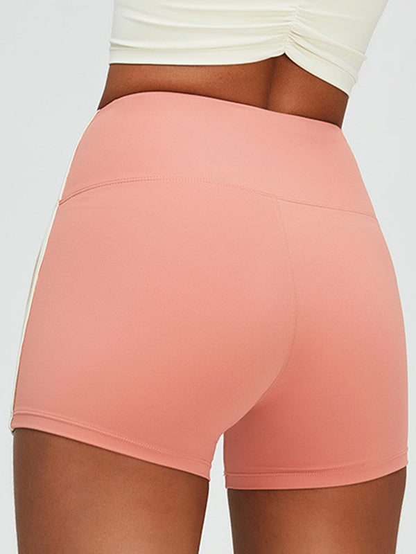 ZASUWA Female Contrast Color Push Up Design Quick Dry Booty Shorts