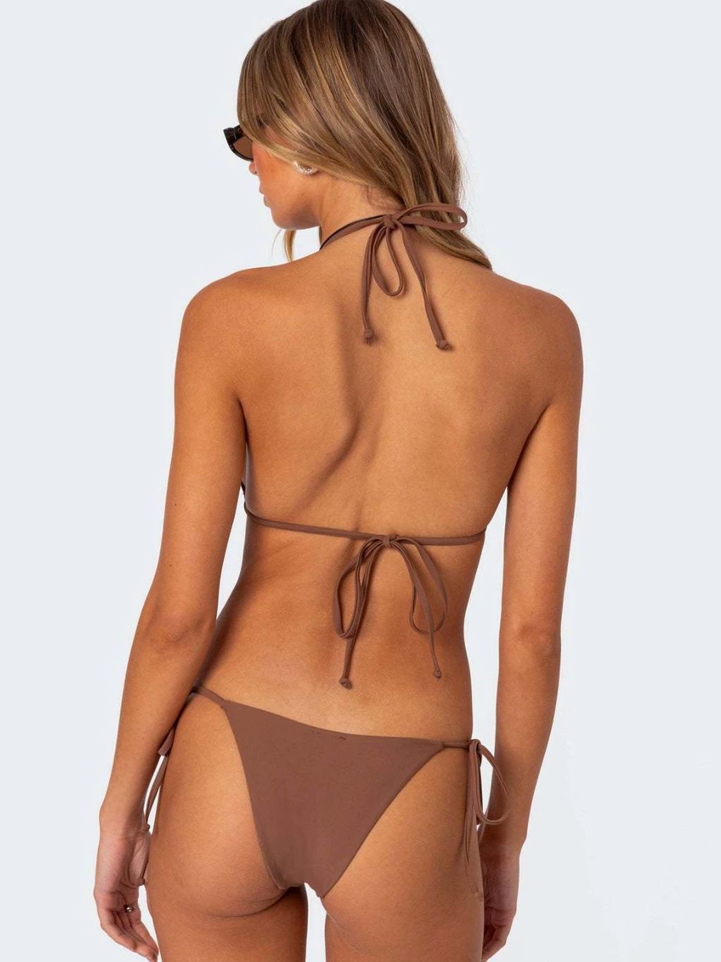 ZASUWA Female Sexy Lace Splicing Leopard Print Bikini Set