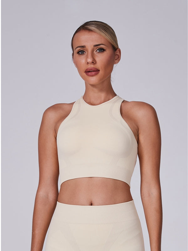 ZASUWA Female Cross Back Backless Sports Bras
