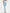 ZASUWA Female Contrast Color Stripes Zipper High-rise Leggings