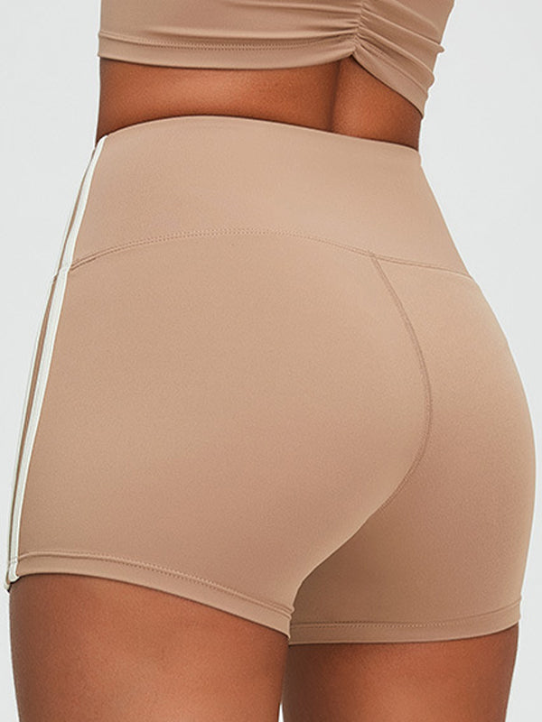 ZASUWA Female Contrast Color Push Up Design Quick Dry Booty Shorts