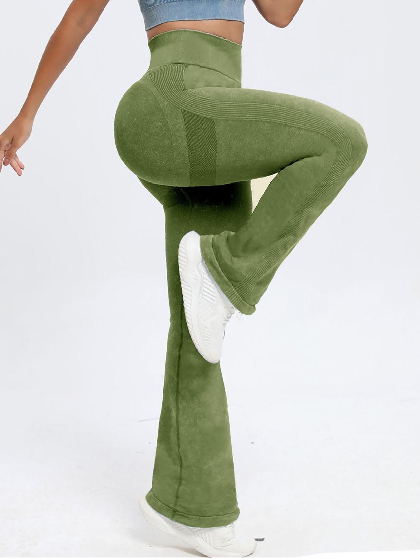 ZASUWA Female Denim Flare High-waisted Leggings