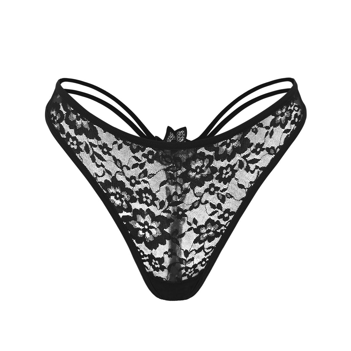 ZASUWA Female Unique Rose Lace T-back Thong