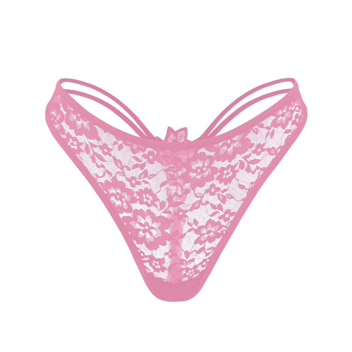 ZASUWA Female Unique Rose Lace T-back Thong