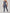 ZASUWA Female Contrast Color U Collar Cross Back Jumpsuits