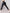 ZASUWA Female Denim Deep V Back Scrunch Bum Leggings