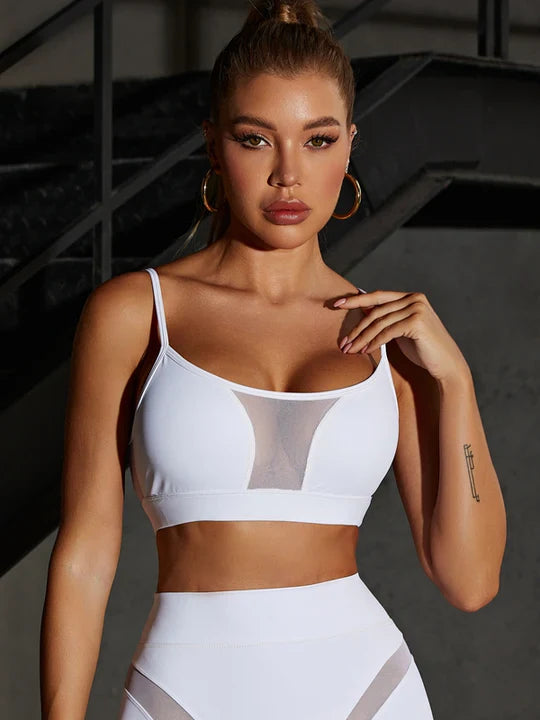 ❤ZASUWA Female Super Sexy Unique Mesh Hip-lift Tracksuit