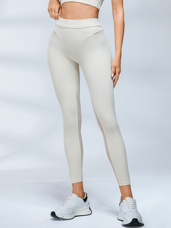ZASUWA Female Sexy Sheer Mesh Push Up Hip-lift Leggings