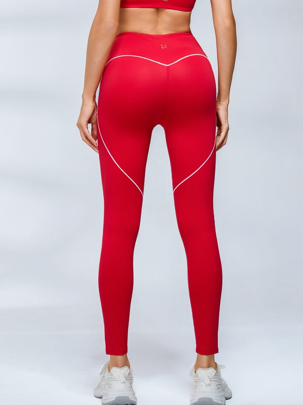 ZASUWA Female Contrast Color Cross Back Sports Bras