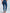 ZASUWA Female Denim Elastic Tight Pocket Cargo Leggings
