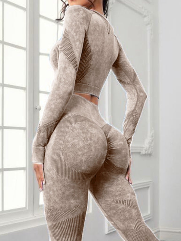 ZASUWA Female Denim Scrunch Bum Thumbhole Tracksuit