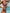 ZASUWA Female Sexy Glossy Halter Shining Stripe Beach Bikini Set