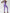 ZASUWA Female Cloud Edge Cross Back Jumpsuit