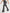 ZASUWA Female Solid Color Stripe High-waisted Flare Pants