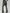 ZASUWA Female V-shape Waist Pocket Solid Color Split High-waisted Flare Pants