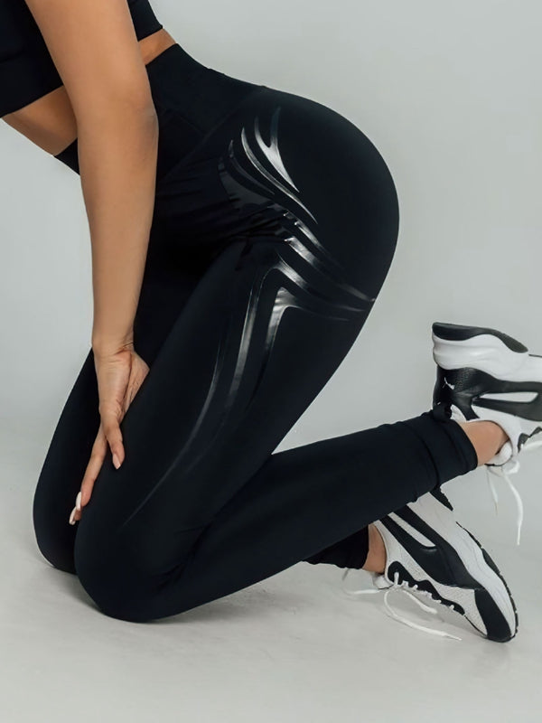 ZASUWA Female Contrast Color Print Leggings