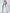 ?ZASUWA Female "SciFi Heroine" Contrast Color PU Half Zipper Ski Jumpsuit
