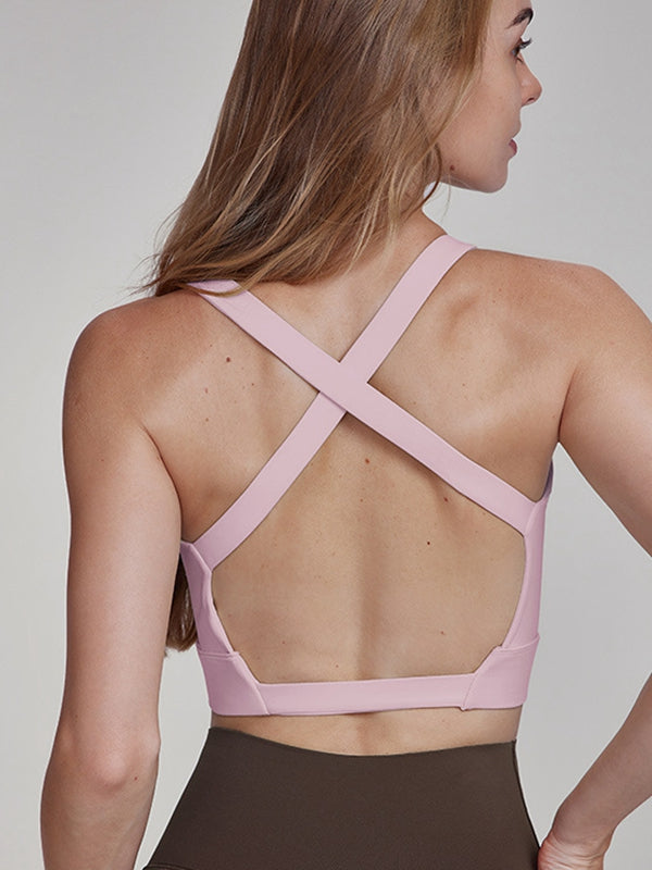 ZASUWA Female Big Cross Back Sports Bras