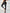 ZASUWA Female Fly Eye Contrast Color Faux Leather Pocket Scrunch Bum Tracksuit