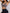 ZASUWA Female V-neck Contrast Color Stripe Quick Dry Backless with Chest Pads Sports Bras