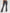 ZASUWA Female Solid Color Stripe High-waisted Flare Pants