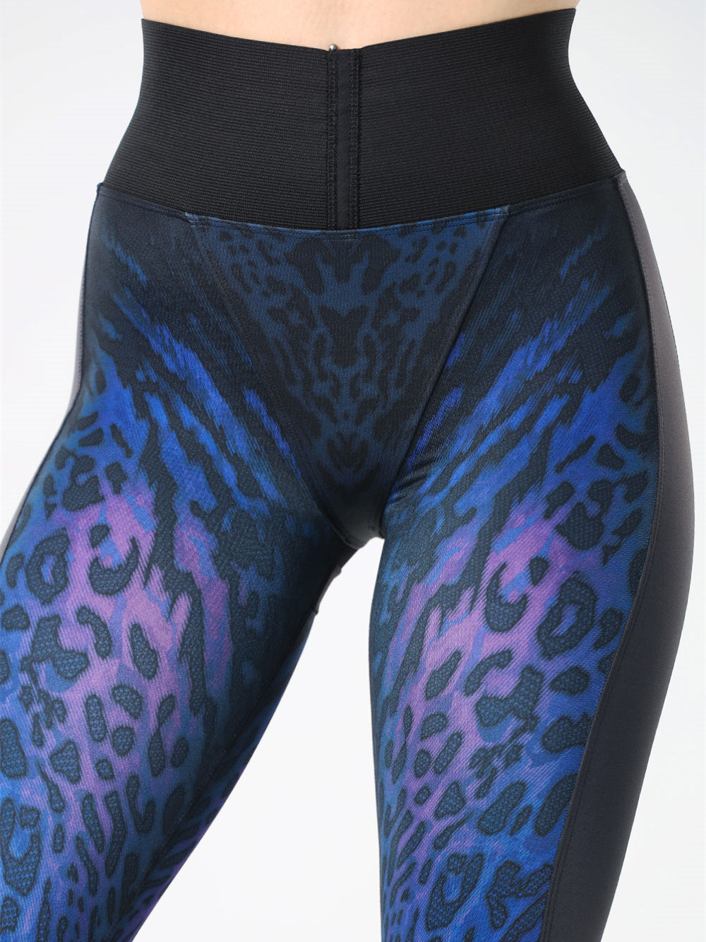 ?ZASUWA Female Leopard Print Fly-Eye Hip-lift Leggings