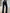 ZASUWA Female Sexy Faux Leather Push Up Design Lace-up Split Leggings