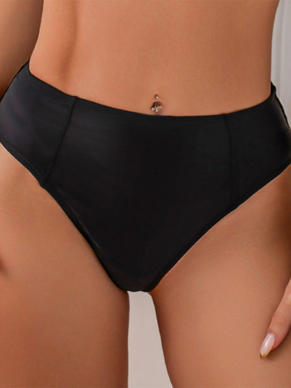 ZASUWA Female Drawstring Lace-up 3-piece Combination Set Panties